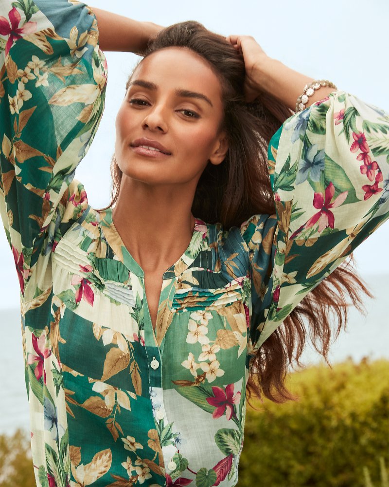 Hightide Flora Pintuck Blouse - Tommy Bahama Women