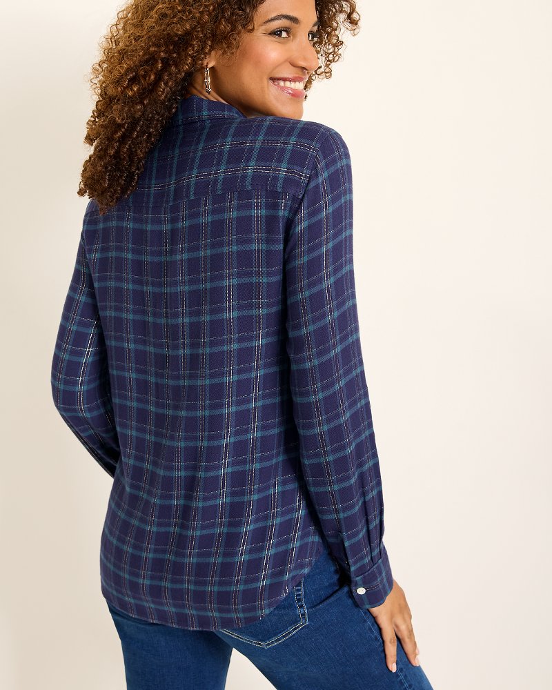 Golden Sands Flannel Shirt - Tommy Bahama Women