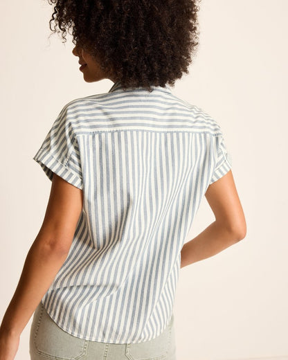Seaway Stripe Coastal Twill Shirt - Tommy Bahama Women