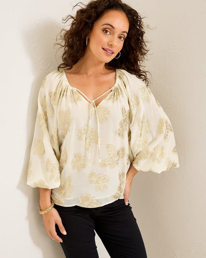 Shimmering Shores Peasant Top - Tommy Bahama Women