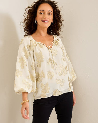 Shimmering Shores Peasant Top - Tommy Bahama Women
