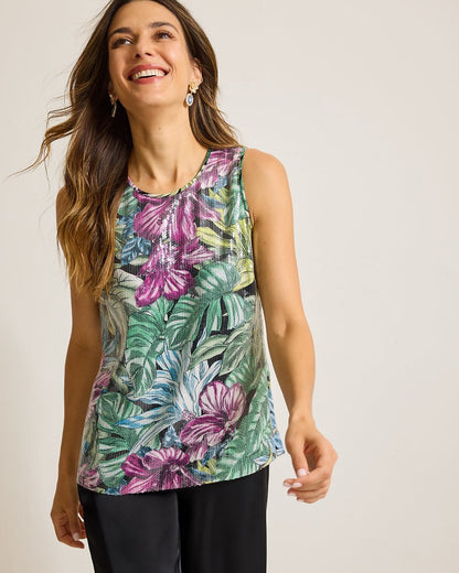 Jungle Jewels Sequin Shell Top - Tommy Bahama Women