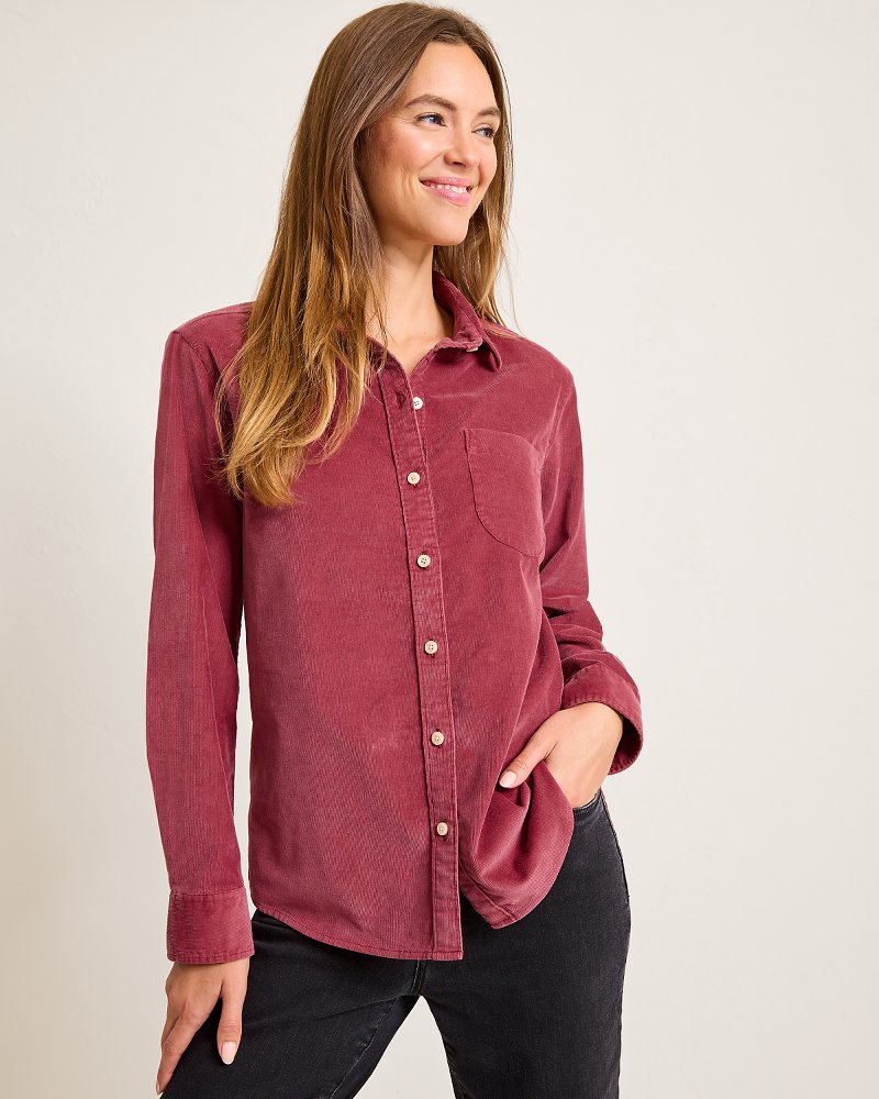 Coasta Cord Sun-Washed Shirt - Tommy Bahama Women