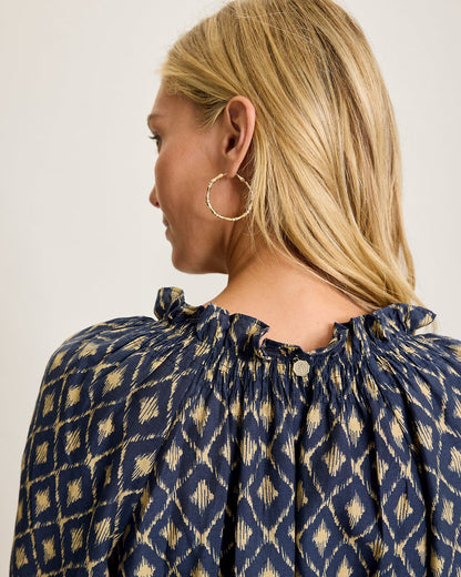 Diamond Cay Smocked Peasant Top - Tommy Bahama Women