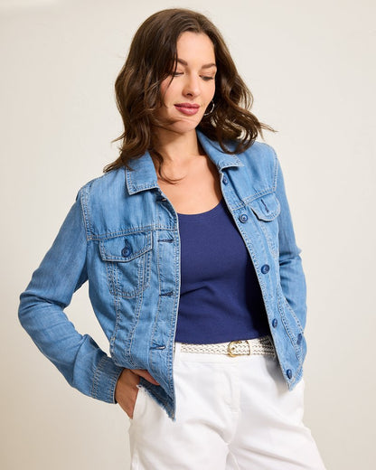 Chambray O'lei Jacket - Tommy Bahama Women