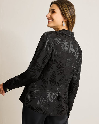 Satin Jacquard Blazer - Tommy Bahama Women