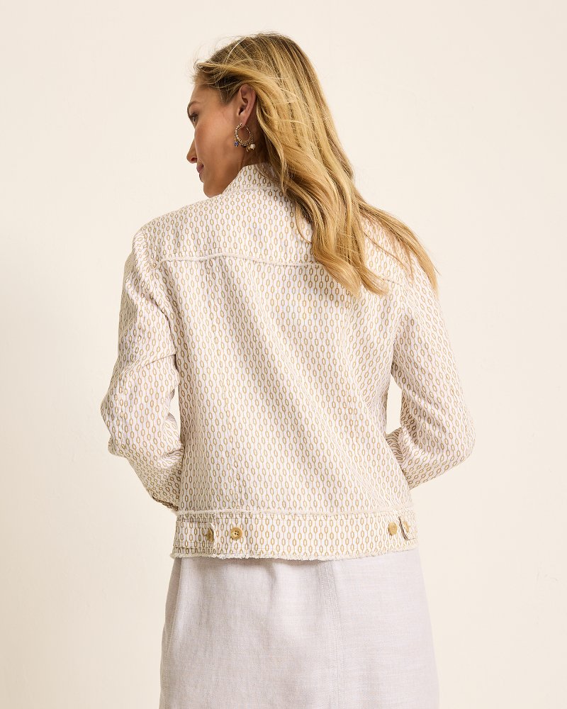 Two Palms Geo Gem Linen Jacket - Tommy Bahama Women