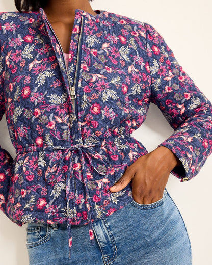 Sweeping Floral Quilted Jacket - Tommy Bahama Women