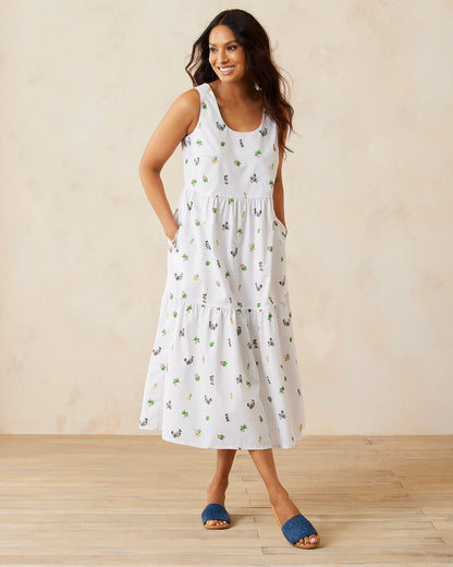 Disney Nova Wave Beach Cruiser Midi Dress - Tommy Bahama Women