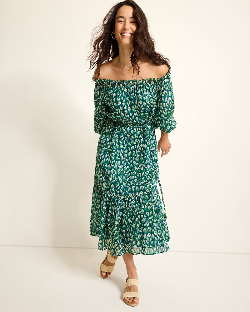 Jeweled Jaguar Midi Dress - Tommy Bahama Women