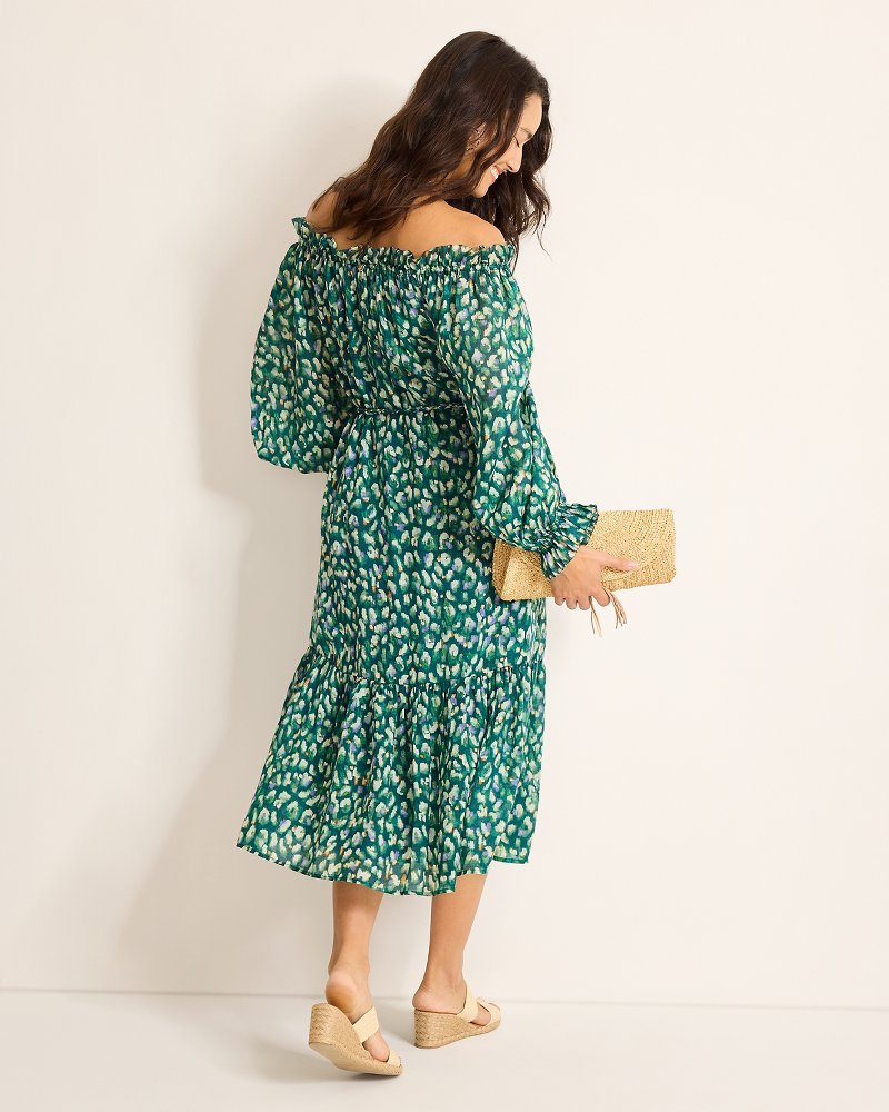 Jeweled Jaguar Midi Dress - Tommy Bahama Women
