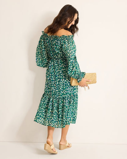 Jeweled Jaguar Midi Dress - Tommy Bahama Women