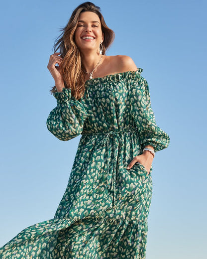 Jeweled Jaguar Midi Dress - Tommy Bahama Women