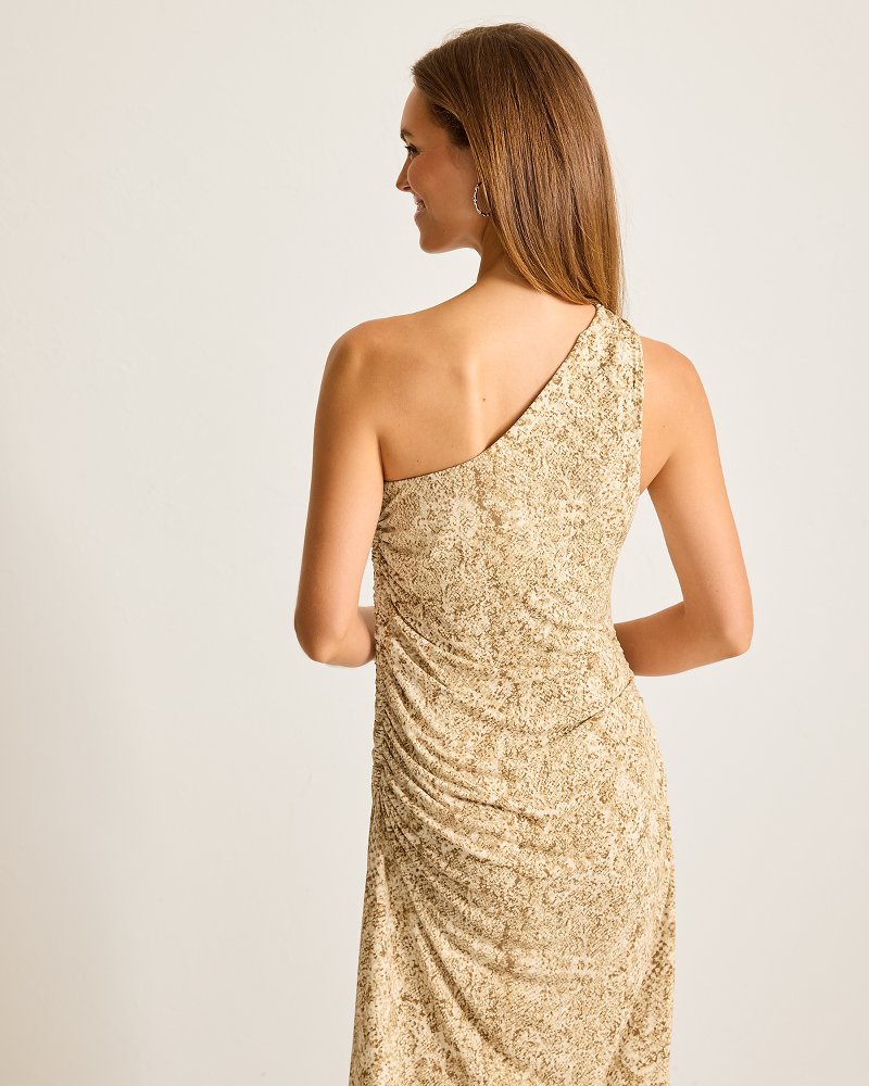 Playa Python Maxi One-Shoulder Dress - Tommy Bahama Women