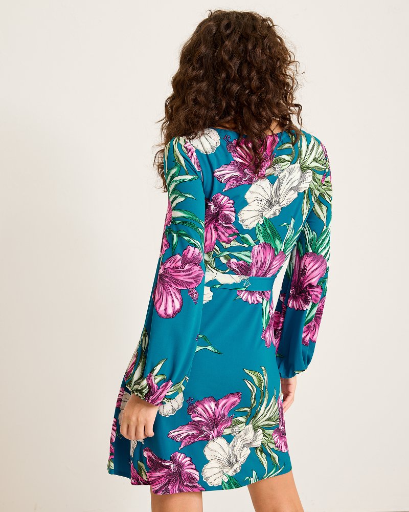 Villa Garden Long-Sleeve Short Dress - Tommy Bahama Women