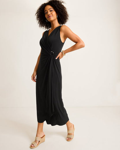Clara Glimmer Maxi Wrap Dress - Tommy Bahama Women