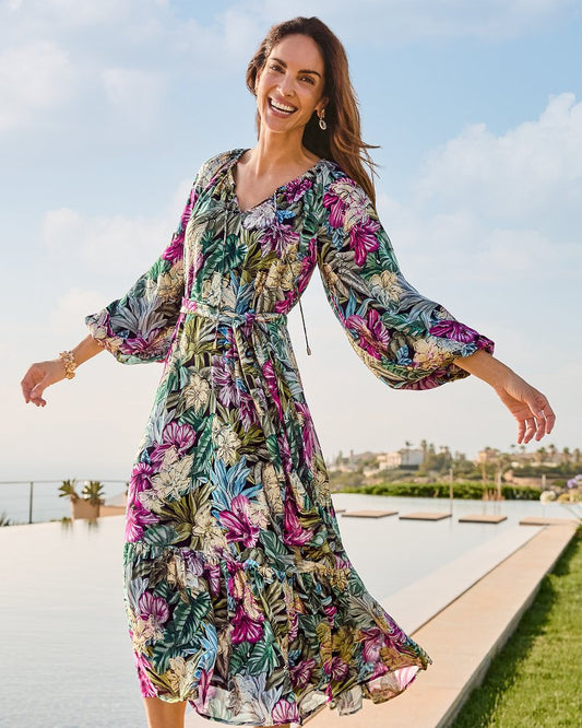 Jungle Jewels Shimmer Maxi Dress - Tommy Bahama Women
