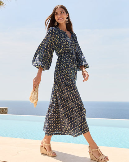 Diamond Cay Long-Sleeve Maxi Dress - Tommy Bahama Women