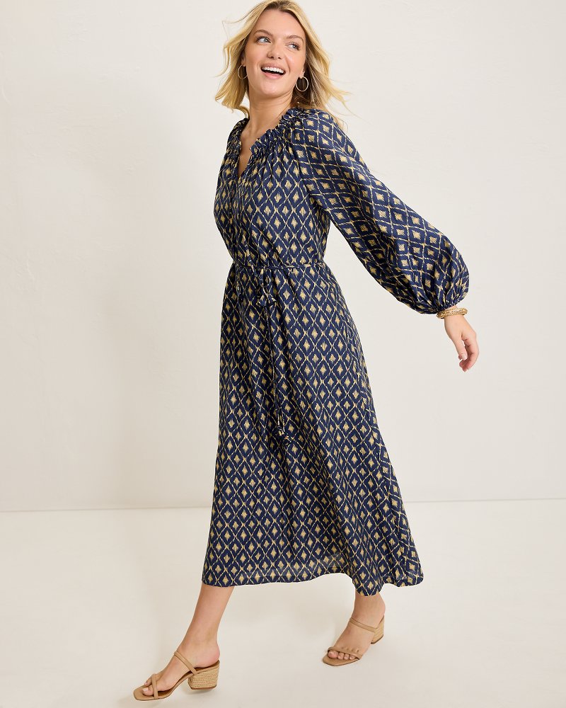 Diamond Cay Long-Sleeve Maxi Dress - Tommy Bahama Women