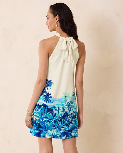 Ocean Side Views Silk Halter Dress - Tommy Bahama Women