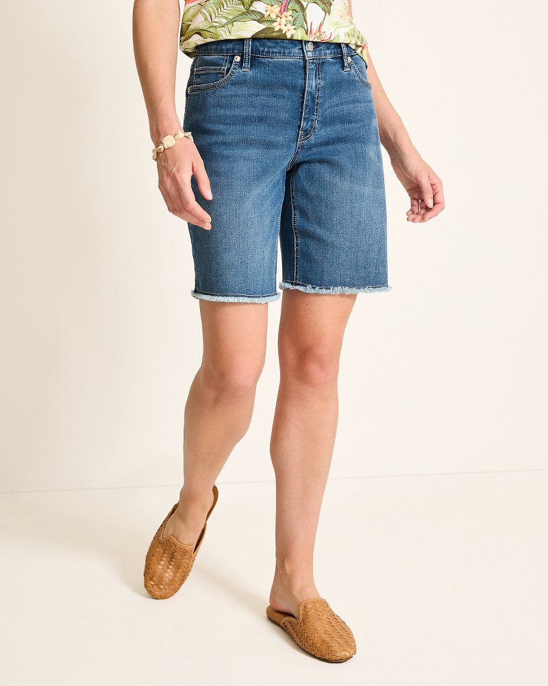 Cut-Off Bermuda Denim Shorts - Tommy Bahama Women