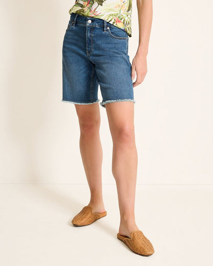 Cut-Off Bermuda Denim Shorts - Tommy Bahama Women