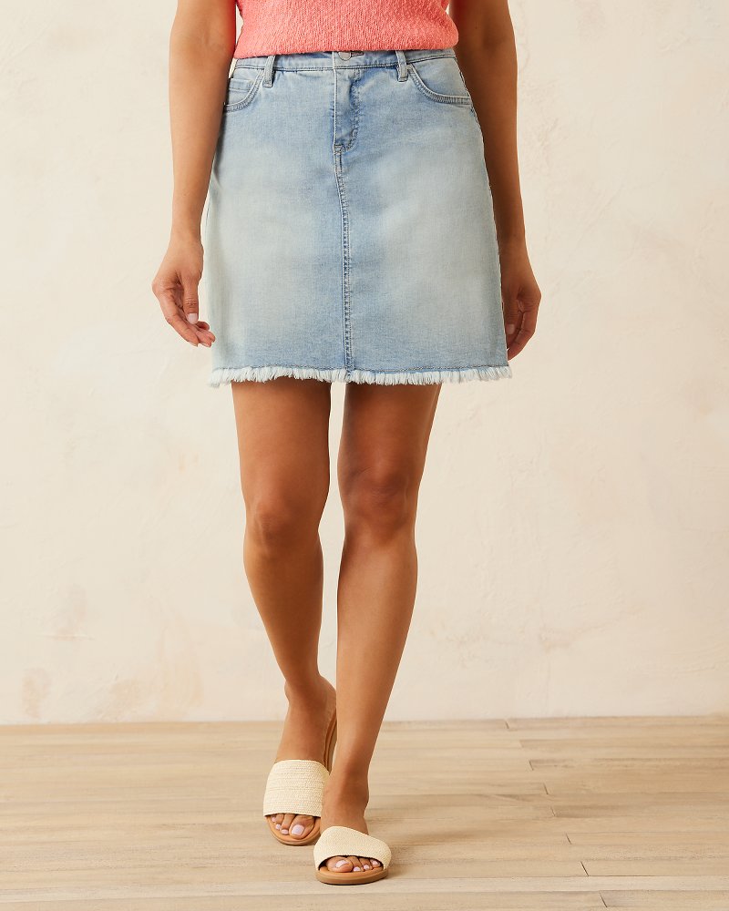 Boracay® Indigo Raw-Edge Skirt - Tommy Bahama Women