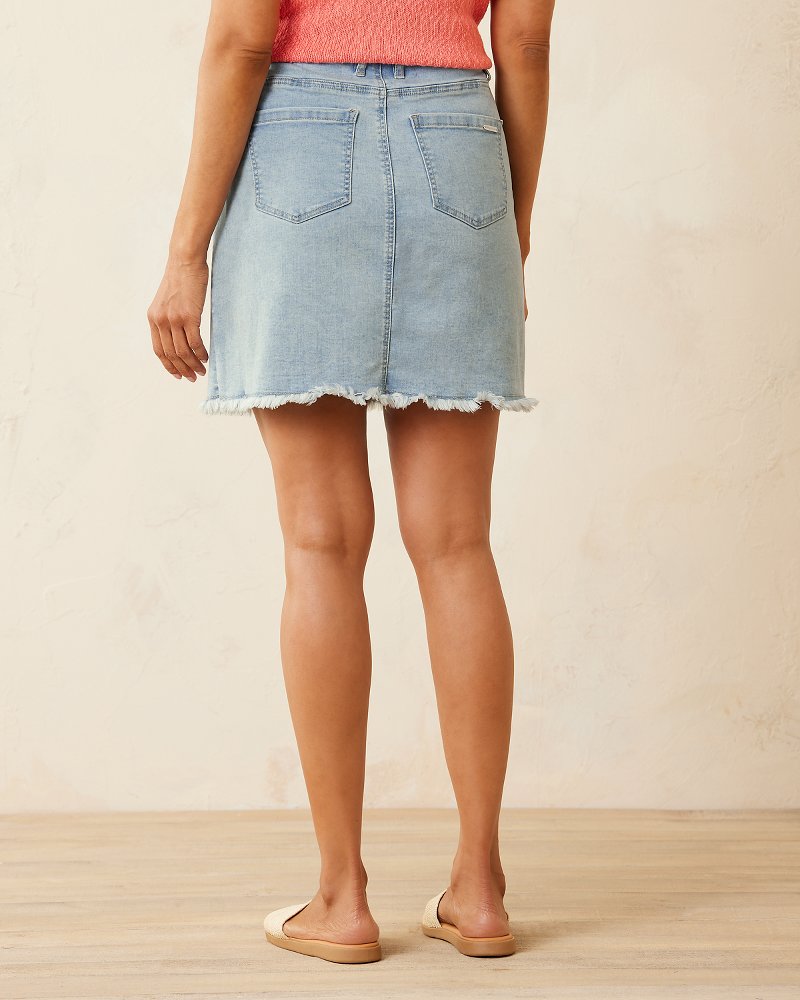 Boracay® Indigo Raw-Edge Skirt - Tommy Bahama Women