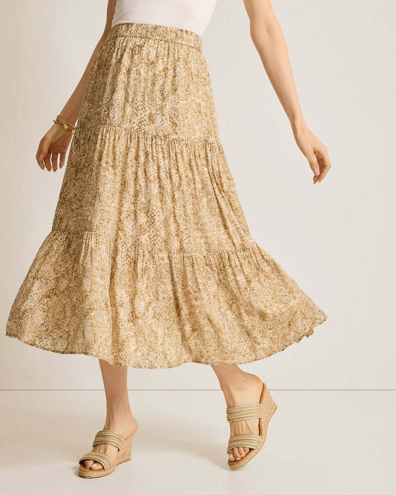 Playa Python Shimmer Midi Skirt - Tommy Bahama Women