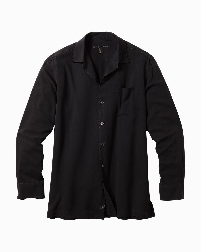 Catalina Twill Long-Sleeve Silk Shirt - Tommy Bahama Men