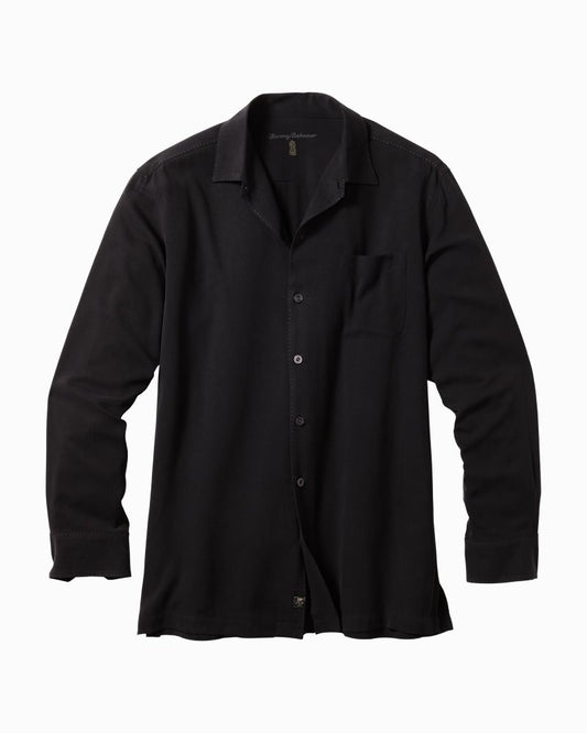 Catalina Twill Long-Sleeve Silk Shirt - Tommy Bahama Men