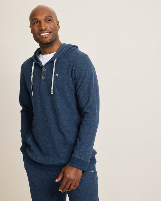 Textured Twill Stripe Hoodie - Tommy Bahama Men