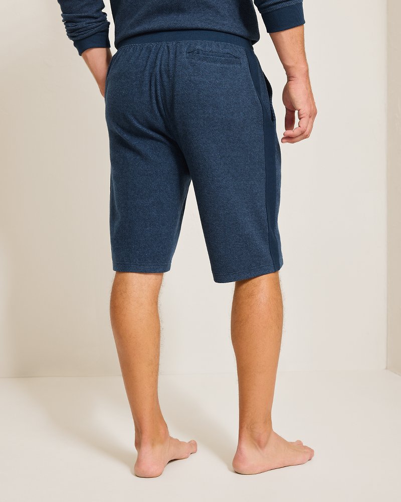 Textured Twill Stripe Pajama Shorts - Tommy Bahama Men