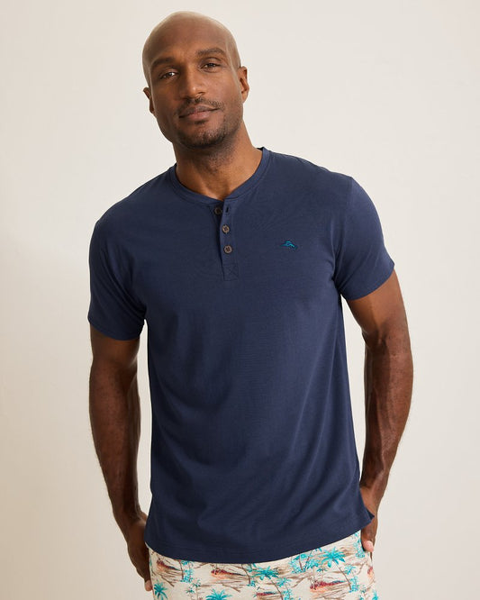 Jersey Short-Sleeve Henley - Tommy Bahama Men
