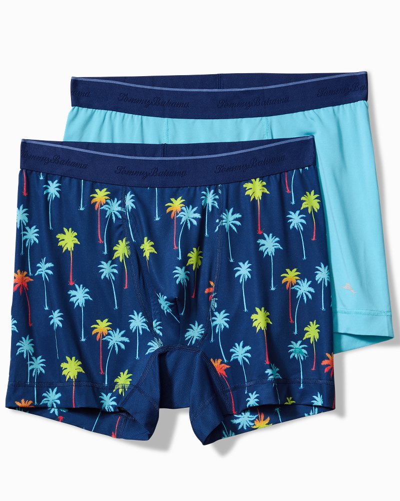 Aloha Print Tech Boxer Briefs - 2-Pack - Tommy Bahama Men