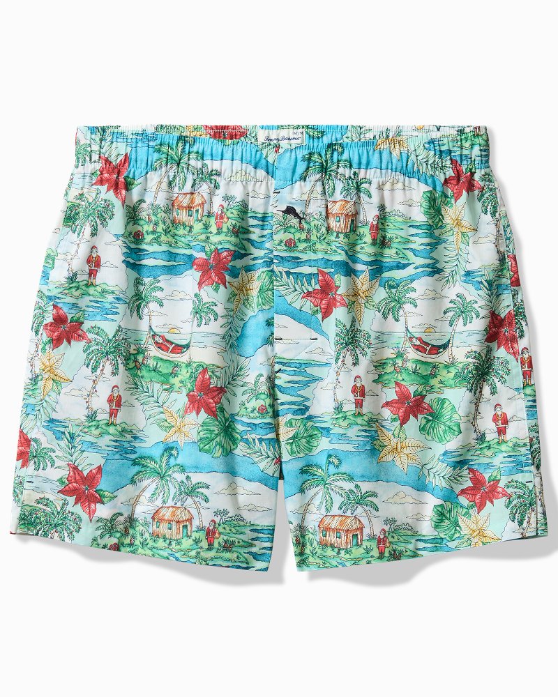 Woven Tropical Print Boxers - Tommy Bahama Men