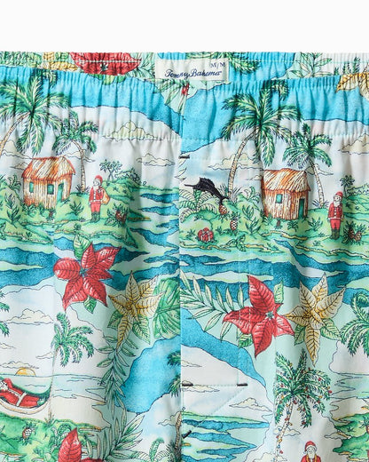 Big & Tall Woven Tropical Print Boxers - Tommy Bahama Men