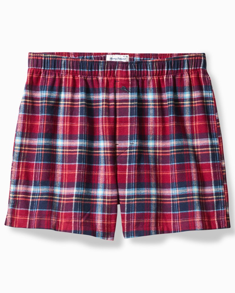 Flannel Plaid Boxers - Tommy Bahama Men