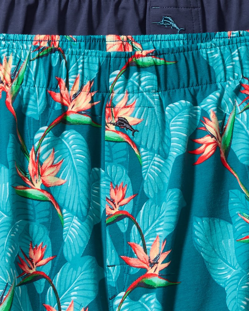 Big & Tall Tropical Print & Solid Knit Boxers—2-Pack - Tommy Bahama Men