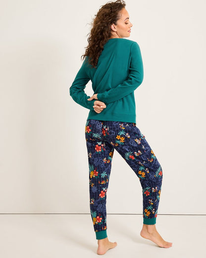Disney Long Sleeve & Pants Family Pajama Set - Tommy Bahama Women