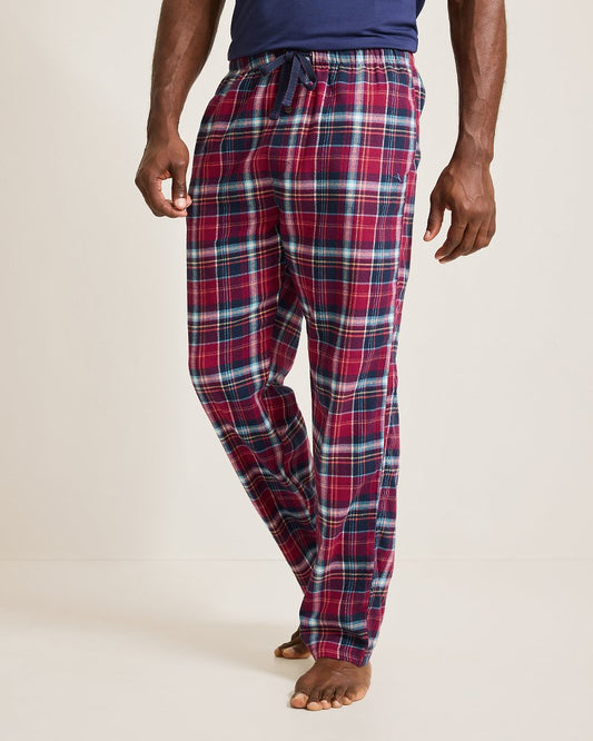 Flannel Plaid Pajama Pants - Tommy Bahama Men