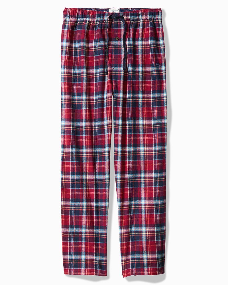 Flannel Plaid Pajama Pants - Tommy Bahama Men