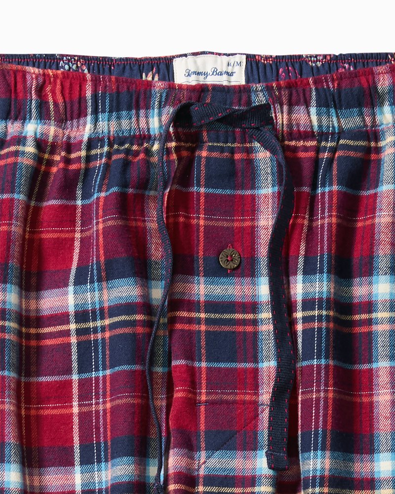Flannel Plaid Pajama Pants - Tommy Bahama Men