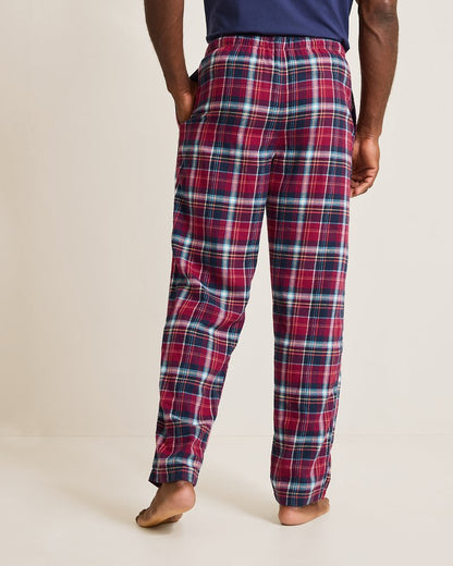 Big & Tall Flannel Plaid Pajama Pants - Tommy Bahama Men