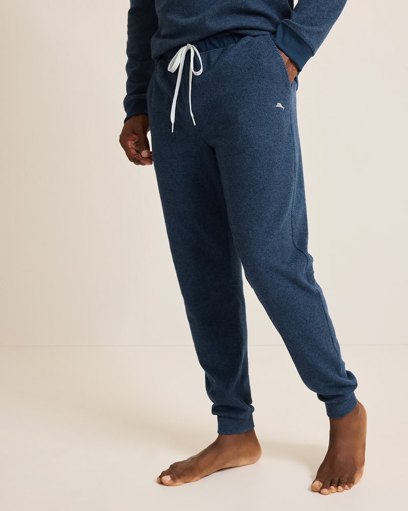 Big & Tall Textured Twill Stripe Joggers - Tommy Bahama Men