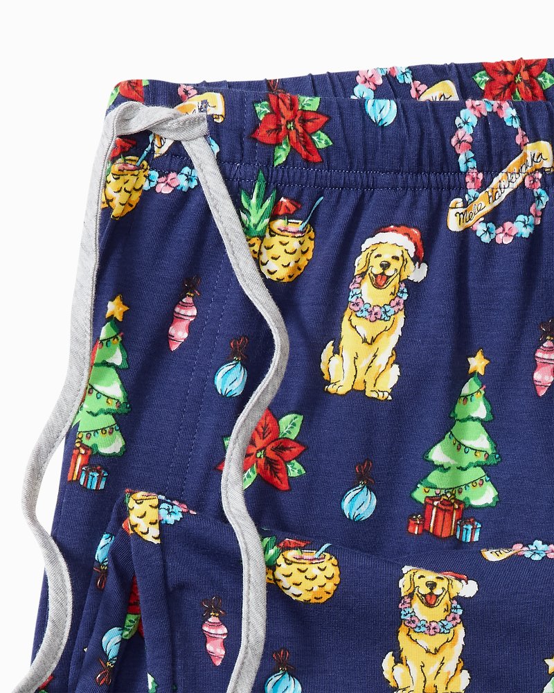 Holiday Dog Long Sleeve & Pants Pajama Set - Tommy Bahama Men