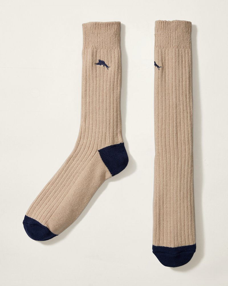 Ribbed Crew Socks - Tommy Bahama Men