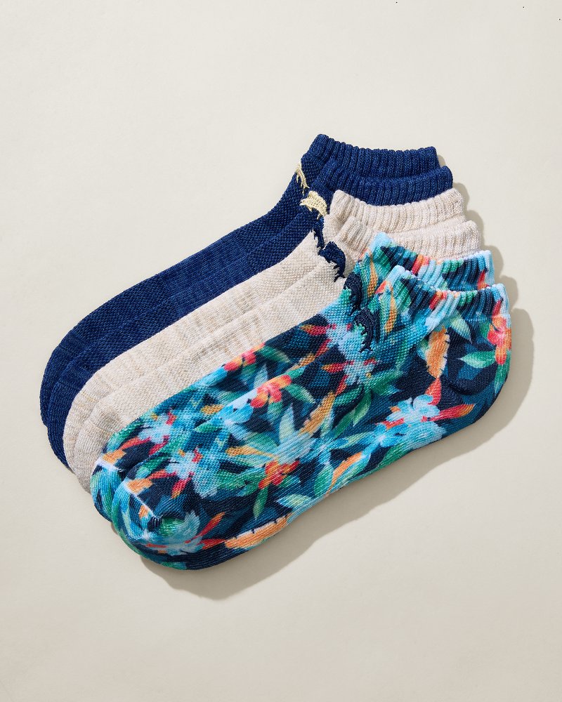 IslandZone® Performance Athletic Socks—3-Pack - Tommy Bahama Men