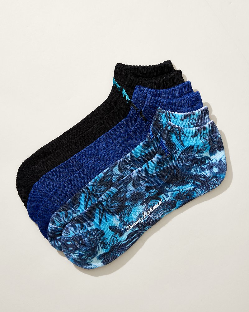 IslandZone® Performance Athletic Socks—3-Pack - Tommy Bahama Men