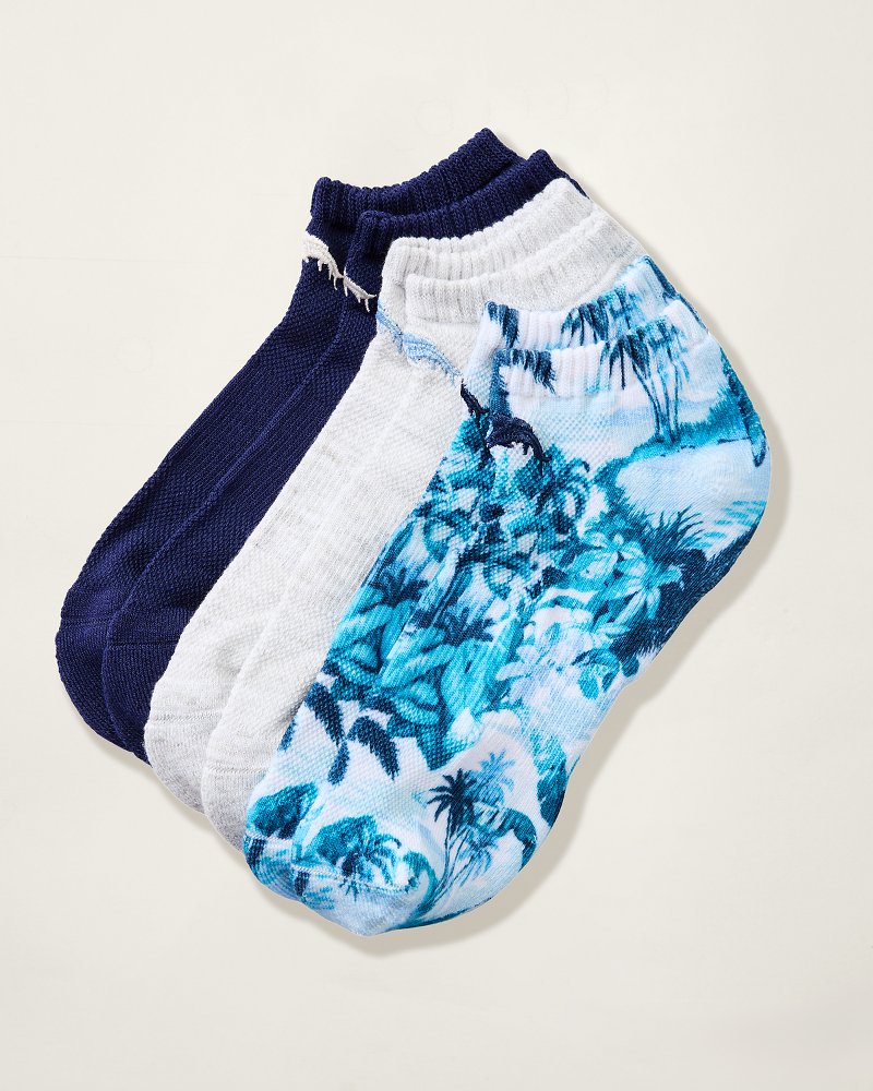 IslandZone® Performance Athletic Socks — 3 Pack - Tommy Bahama Men